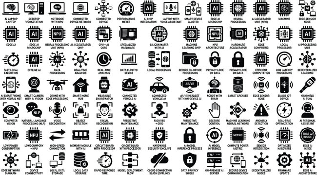 Microchips illustrate advanced computing concepts and hardware infrastructure in this technical collection.