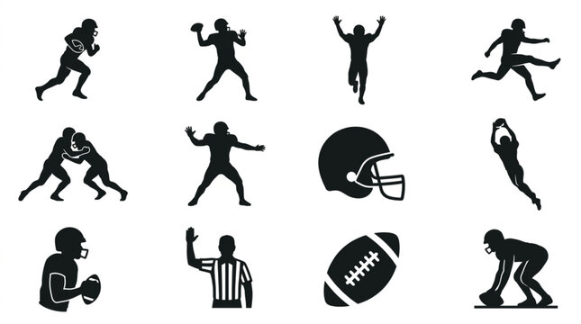 AmericanFootballPlayersAndEquipmentIllustrations.