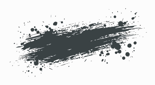 Dark graphite grey stroke with texture