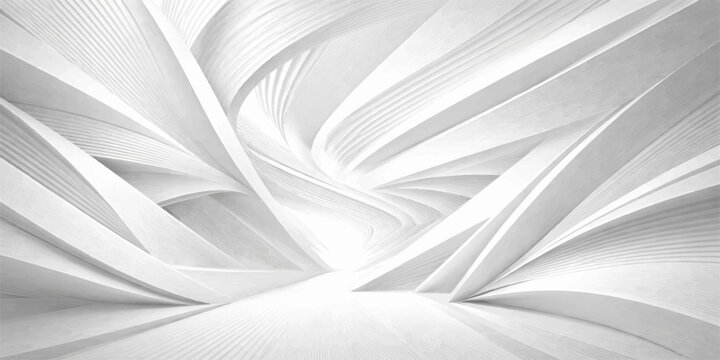 Abstract black and white background with a soft silk fabric texture, featuring smooth grey satin waves and elegant curves in a textured material design