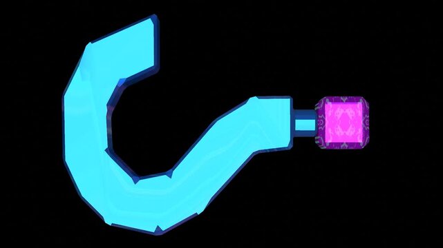 10 seconds seamless loopingquestion mark rotating spinning black background animation motion graphics screensaver visualizer HD-video

