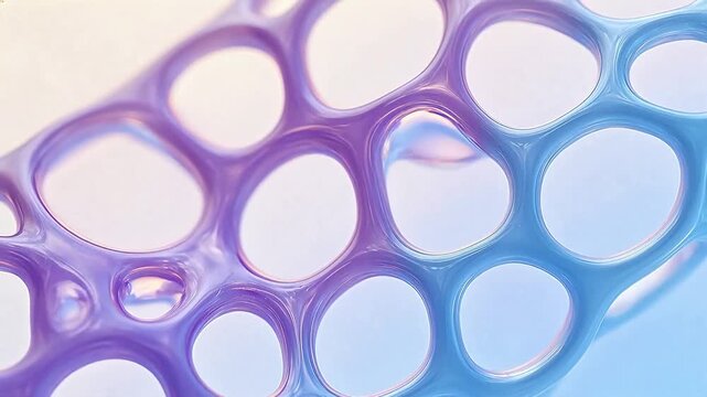Abstract pattern of interconnected loops