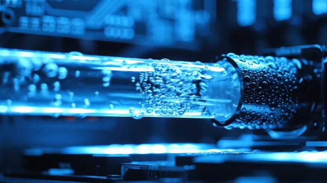 Macro of Liquid Cooling System in High Performance Computer Server