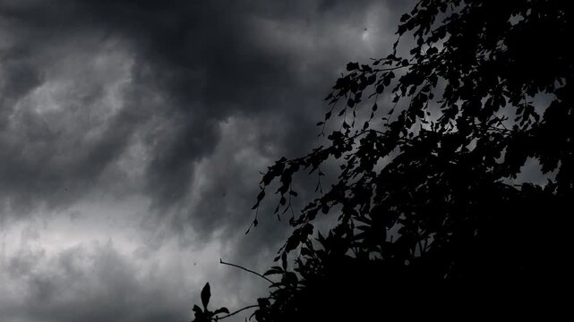 storm clouds time lapse
