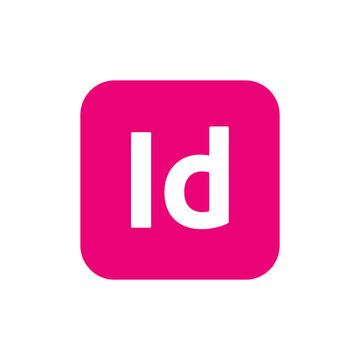Adobe InDesign Icon - A Modern Graphic Design Software Symbol.