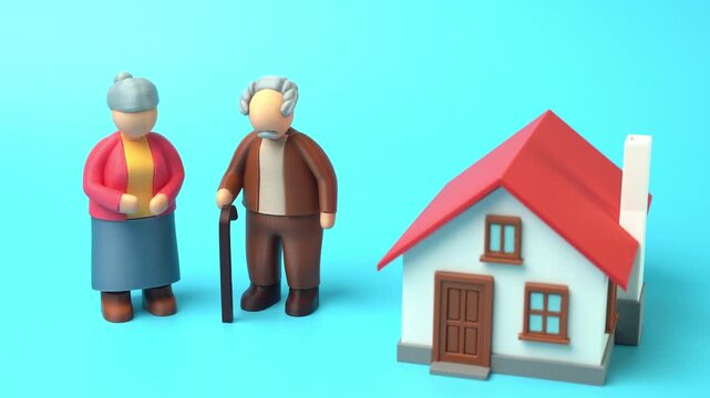 Housing for the elderly. Selling a house to an elderly couple. Senior housing solutions support comfort. Real estate services adapt to aging clients.