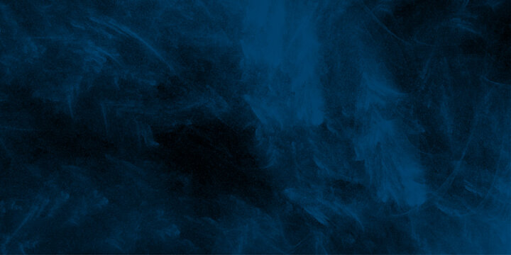 spectacular abstract white smoke isolated color blue background .Black and blue smoke aquarelle smudge illustration smooth grungy smokey . Abstract Painted Illustration. Brush stroked painting.