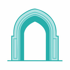 Fototapeta premium Islamic Archway Icon