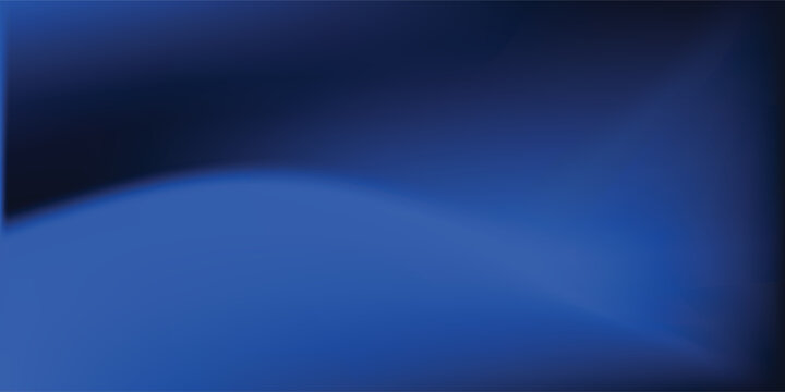 Dark Blue Gradient Abstract Background. Blurred Gradient with grain noise texture effect, elegant and futuristic good for wallpaper, copy space