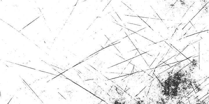 Black and white abstract background with distressed scratches and grunge texture