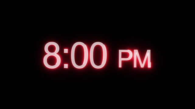 8:00 pm text animation background. and creating a stunning text animation.