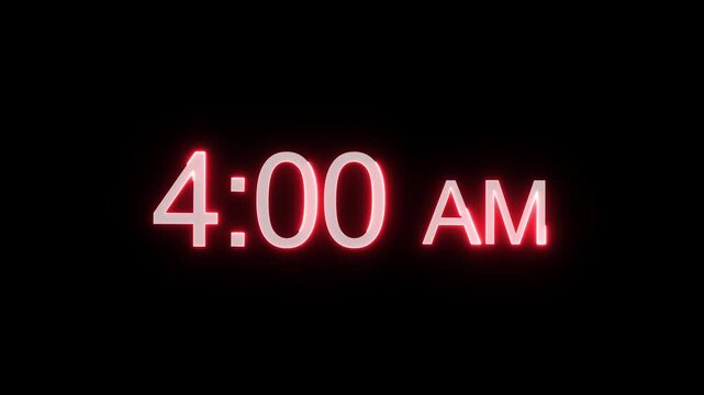 4:00 AM text animation background. and creating a stunning text animation.