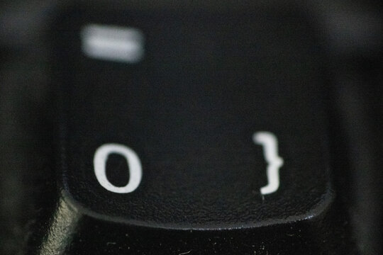tastatur taste buchstabe 0