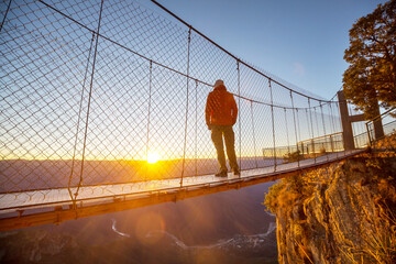 Obraz premium Suspension bridge