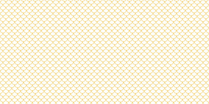 simple golden color fish scale pattern vector for banner poster background.