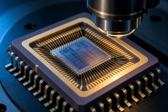 Chip package wire bonding macro