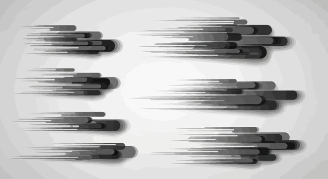Abstract speed lines effect creating a dynamic motion blur design
