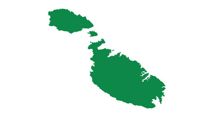 map of malta islands silhouette geography cartography territory archipelago mediterranean © MdGolam
