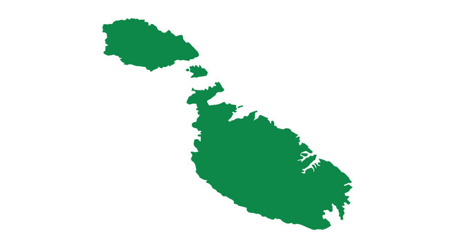 map of malta islands silhouette geography cartography territory archipelago mediterranean