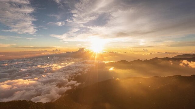 Warm bloom flares cascading over nebula fog with diffused haze and elegant cinematic soft glow