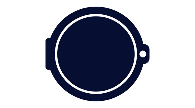 Astronaut helmet space suit visor silhouette icon illustration