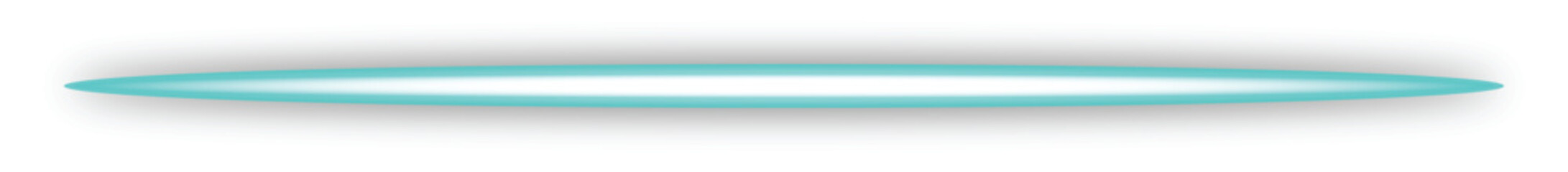 Obraz premium Blue glowing horizontal line with soft blur effect for neon highlights, UI accents and digital design elements