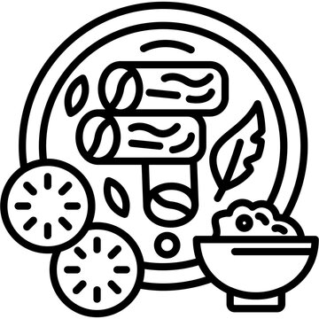 Spring Roll Icon
