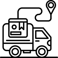 Fototapeta premium Order Tracking Icon