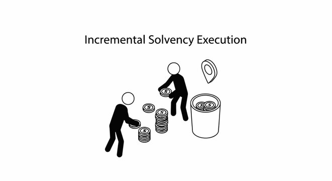Illustration of Incremental Solvency Execution Process Steps.
