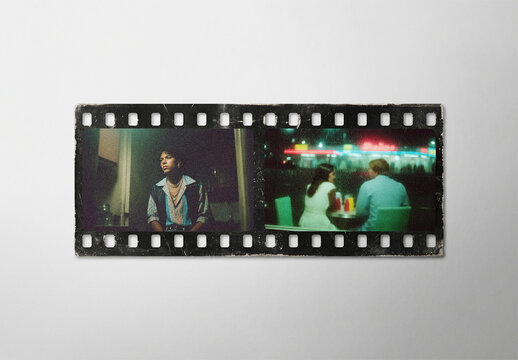 Analog Film Frame PSD Mockup