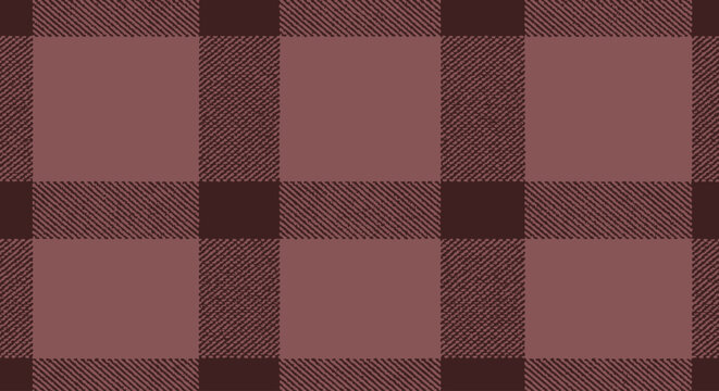Elegant Red and Brown Buffalo Check Plaid Texture