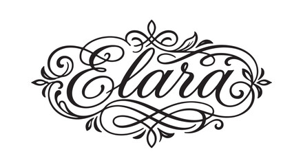 Fototapeta premium Elegant interconnected curves resembling a premium designer signature transformed into a decorative vector artwork.
