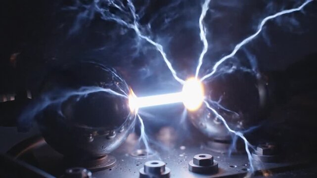 Powerful Plasma Discharge in Scientific Experiment