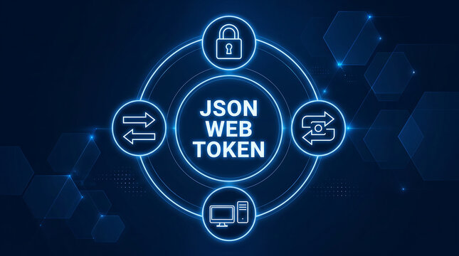  Json web token concept, JWT is an open standard that defines a compact and self contained way for securely transmitting information between parties as a JSON object..