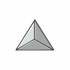 Fototapeta premium 3D Geometric Pyramid Icon