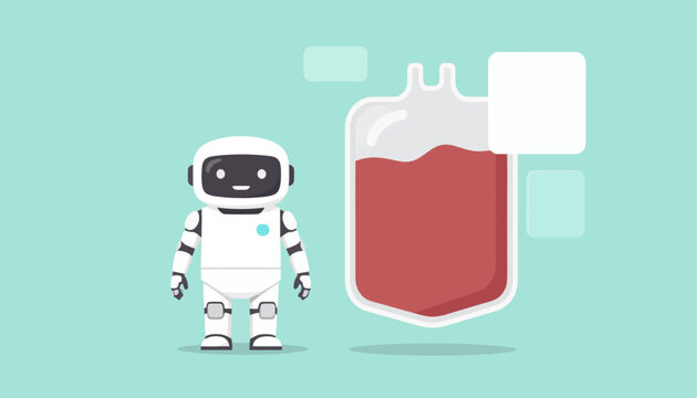Robotic assistant leveraging artificial intelligence to modernize blood donation processes and enhance efficiency in future healthcare management