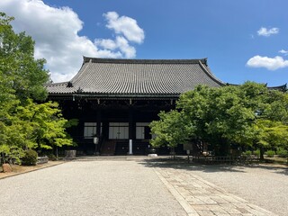 Obraz premium Shinnyodo Temple in Kyoto, Japan