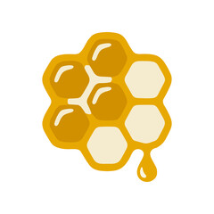 Golden Honeycomb with Honey Drop. © giannheno7697q