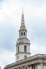 Obraz premium St. Martin's Church in Trafalgar Square, London, UK