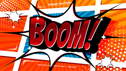 Comic Boom Text Effect © Md