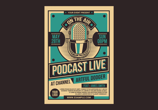 Podcast Live Flyer