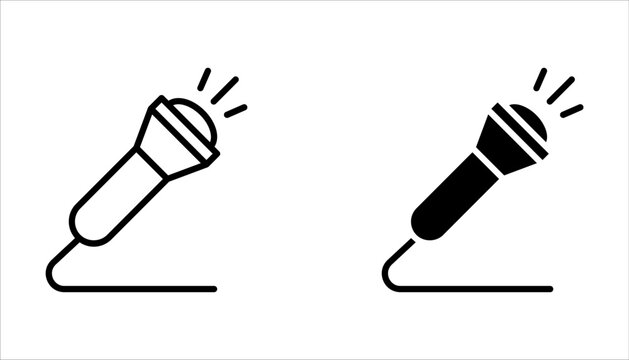 Ultrasound icon set symbol collection on white background.