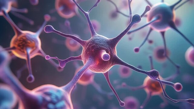 time-lapse of red blood cells flowing through microscopic vessels