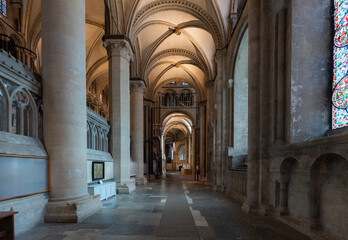 Obraz premium The Canterbury Cathedral in the United Kingdom