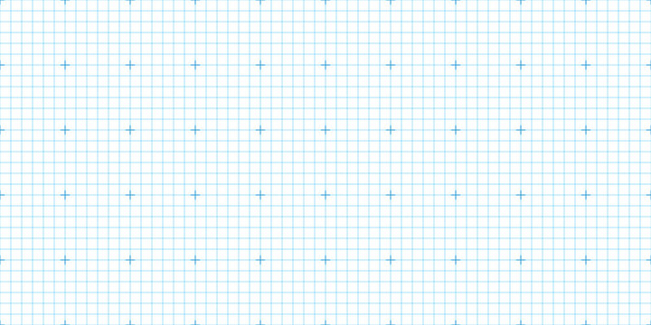 Clean white graph paper style grid with blue reference marks offering minimalist technical background for calculations drafting educational materials planning sheets and creative layouts