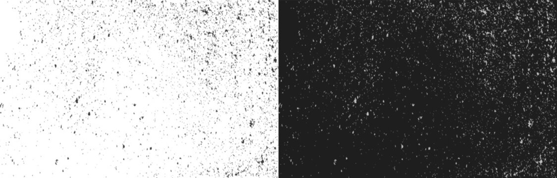 Black and white grunge texture with dust, scratches, and distressed vintage style background.