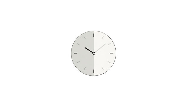 Wall Clock Icon Isolated on Transparent Background