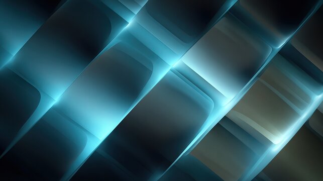 Futuristic Abstract Glowing Blue Cube Grid Pattern Background Design Element