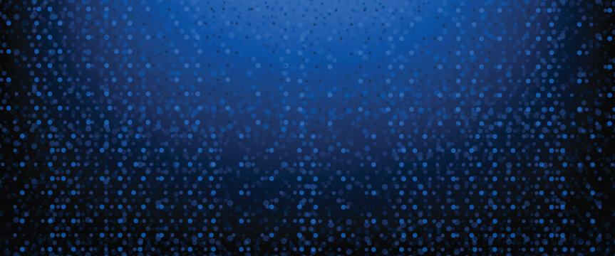 Dot blue pattern screen led light gradient texture background. Abstract technology big data digital background. 3d rendering.