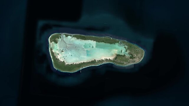 Aldabra Atoll Seychelles Map Animation